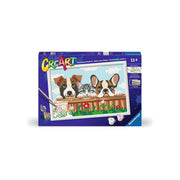 Ravensburger creart - cat and dogs - schilderen op nummer vanaf 11 jaar - afbeelding 1
