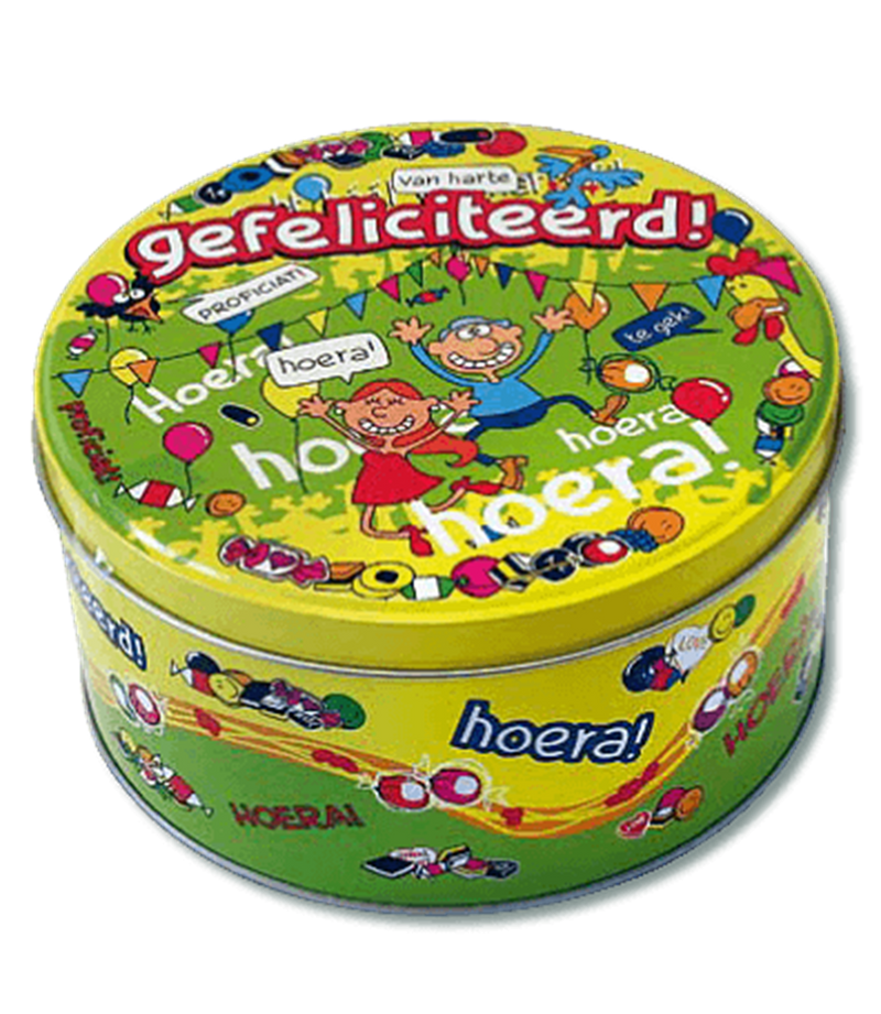 Paperdreams snoeptrommel gefeliciteerd