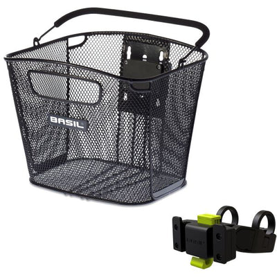 Bold delantero KF con soporte para el manillar KF - Canasta de bicicletas - Primero - Negro