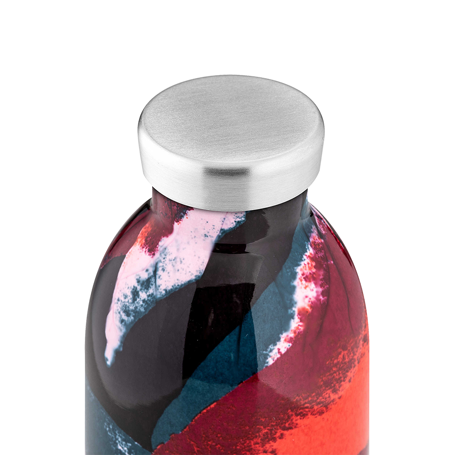 24 botellas termo clima flor llama 500ml