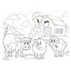 Creafun schilderen op canvas met stickers 6-delig | 6 stuks