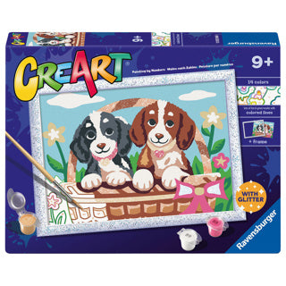 Ravensburger Pintura de Ciente en perros numerosos en la canasta