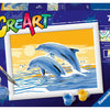 Ravensburger Creart Painting su canzoni allegri delfini