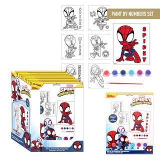 Dipingi per numero spidey | 2 pezzi