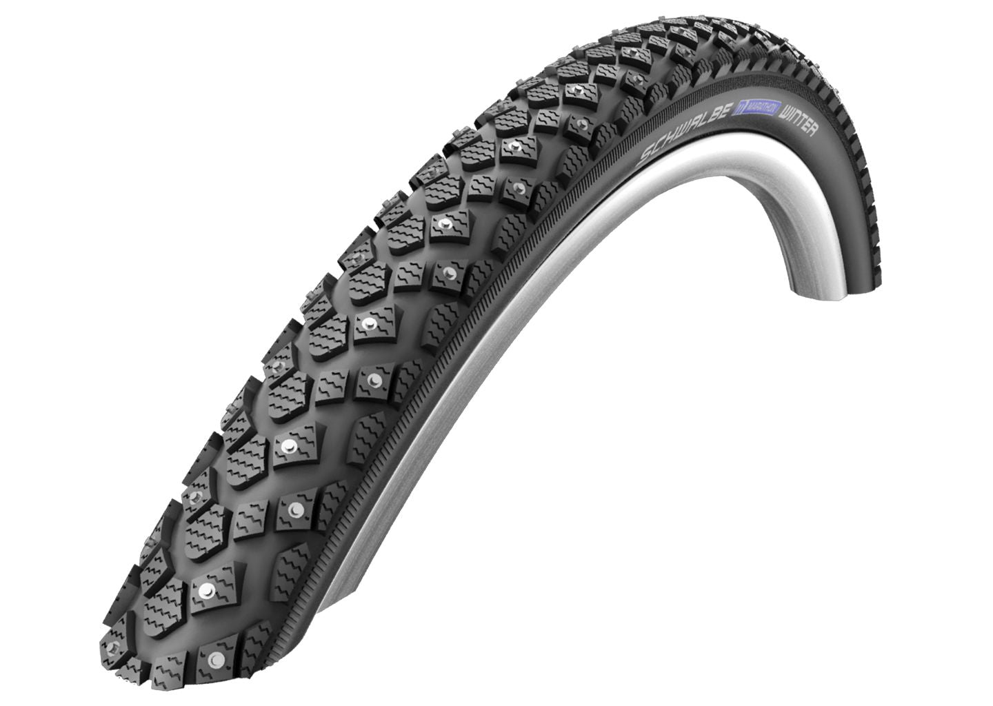 Schwalbe Tire 24-1.75 (47-507) Marathon Winter Plus Perf.zw Refelección