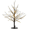 Albero illuminato collezione Anna 240LED classico caldo H60cm con funzione flash, dimmer e timer 8 ore IP44
