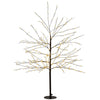 Albero illuminato collezione Anna 600LED classico caldo H120cm con funzione flash, dimmer e timer 8 ore IP44