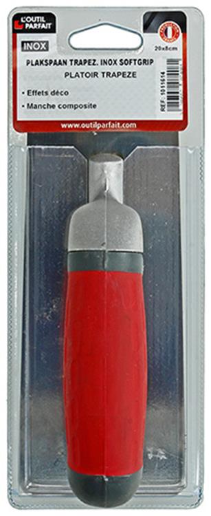 L?outil parfait 1011614 - trapecio de llana. empuñadura suave de acero inoxidable 20x8cm | 4 piezas