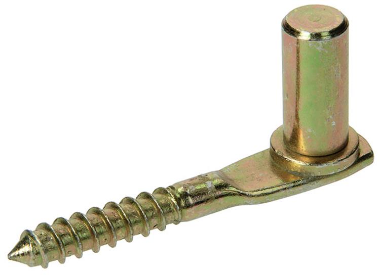 1013215 - trampilla con gancho de tornillo galvanizado amarillo dia 18 mm | 10 piezas