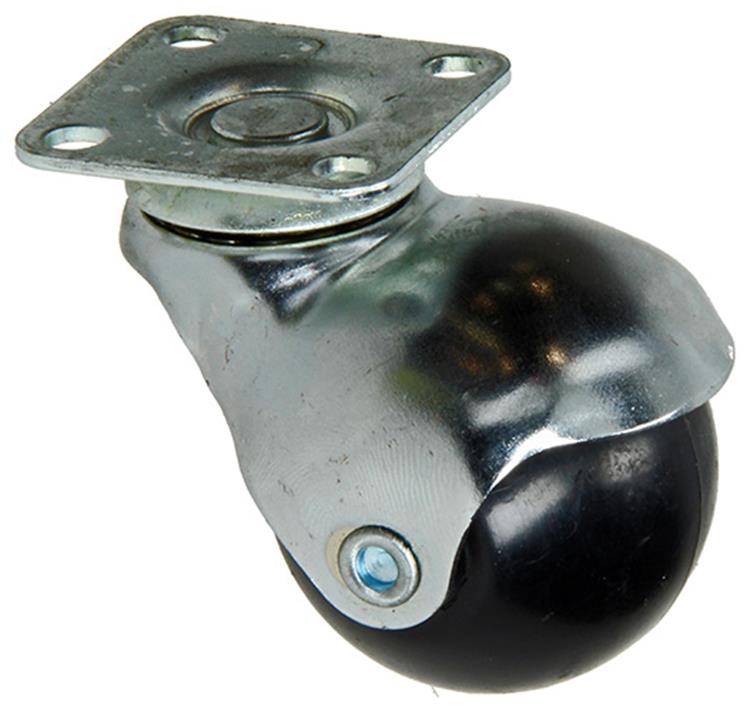 Mack by tente 1058952 - rueda giratoria en pp con placa 40 mm | 2 piezas
