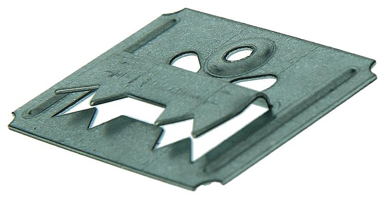 1004670 - 100 pz. morsetti per ripiani con viti 2mm | 10 pezzi