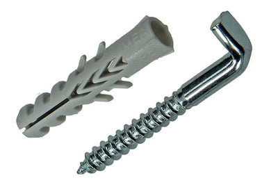 Celo 1015382 - 5 tasselli nylon f 6 mm + piedini a vite 502620 | 5 pezzi