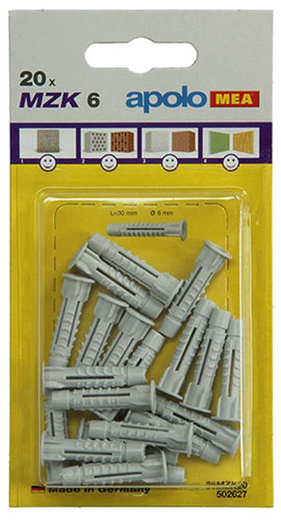 Celo 1015433 - 20 tappi universali mzk 502627 6mm | 5 pezzi