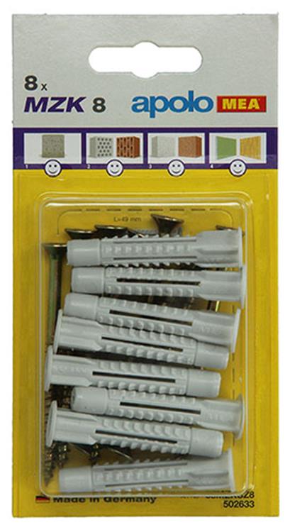 Celo 1015439 - 8 universeelpluggen mzk + sps 502633 8mm | 5 stuks