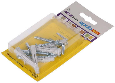 Celo 1015441 - 5 tacos universales mzk 6x41mm + tornillo pulgar 502635 | 5 piezas