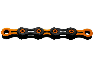 KMC DLC Bicycle Chain 11-velocità 118 Schakels Oranjezwart