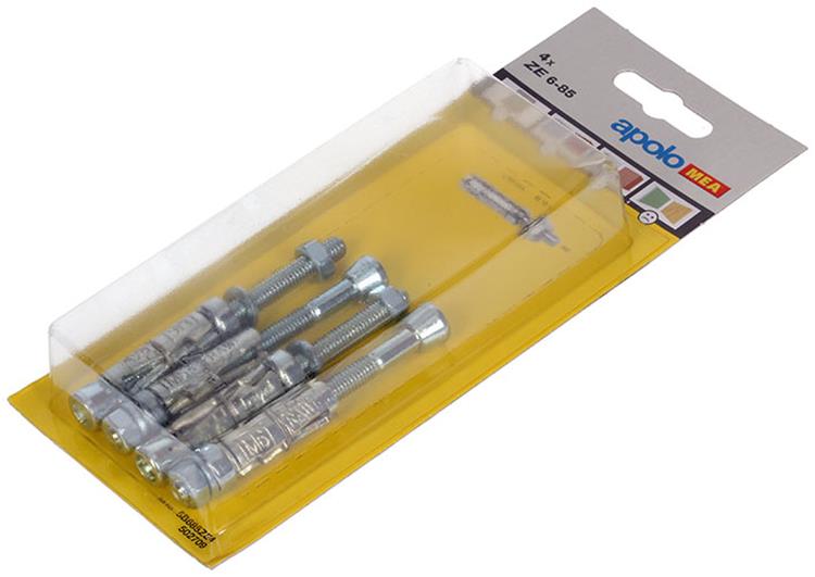 Celo 1003152 - 4 expansieankers ze 12mm draadst.502709 6x85mm | 5 stuks