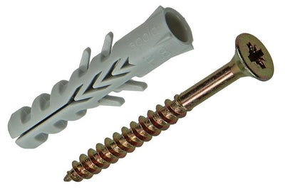 Celo 1015377 - 20 tacos nylon f + sps 8 mm + tornillos 502750 | 5 piezas