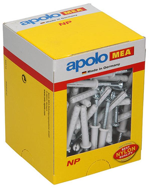 Celo 1003144 - nagelpluggen voorgemonteerd np ø6x40mm 100 stuks | 2 stuks
