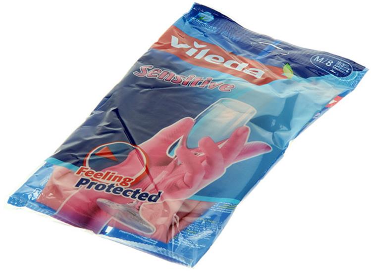 Vileda 1046502 - handschoenen sensitive m | 12 stuks