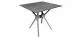 Sens mesa de jardín jaspe 80x80cm gris oscuro - afbeelding 1