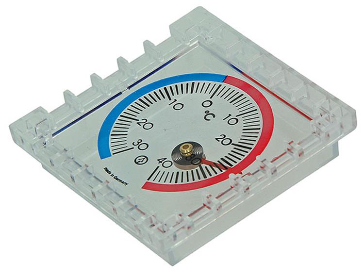 1004983 - termometro da finestra 7x7cm | 2 pezzi