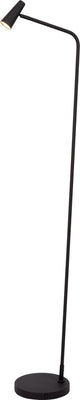 Lucide Stirling - lámpara de pie recargable - batería - led 3 stepdim - 1x3w 2700k - negro