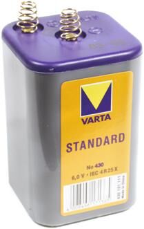 Varta accu spezial 430 special battery 6v. f.lighting 4r25