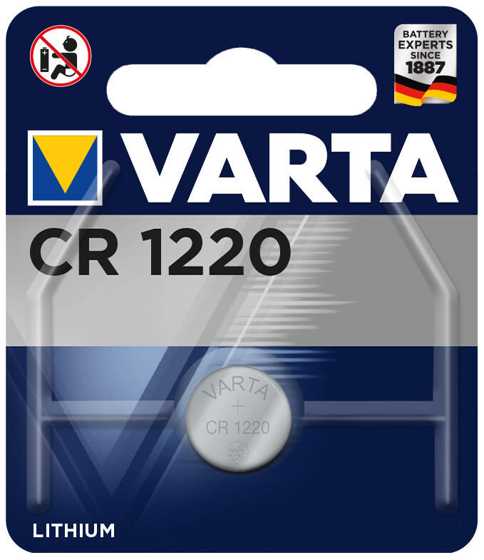 Varta accu coin cell cr1220 lithium 3v 1 blister