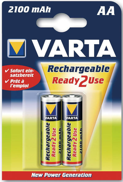 Varta akku rechargeable mignon power accu 2er-sb 2100mah