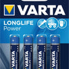 Varta longlife power micro aaa battery (4 pieces)