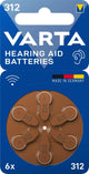 Varta batterie coin cell v312 1.4v blister pack of 6