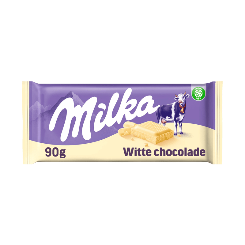 Barra de chocolate Milka flow pack blanco (24x 90gr)