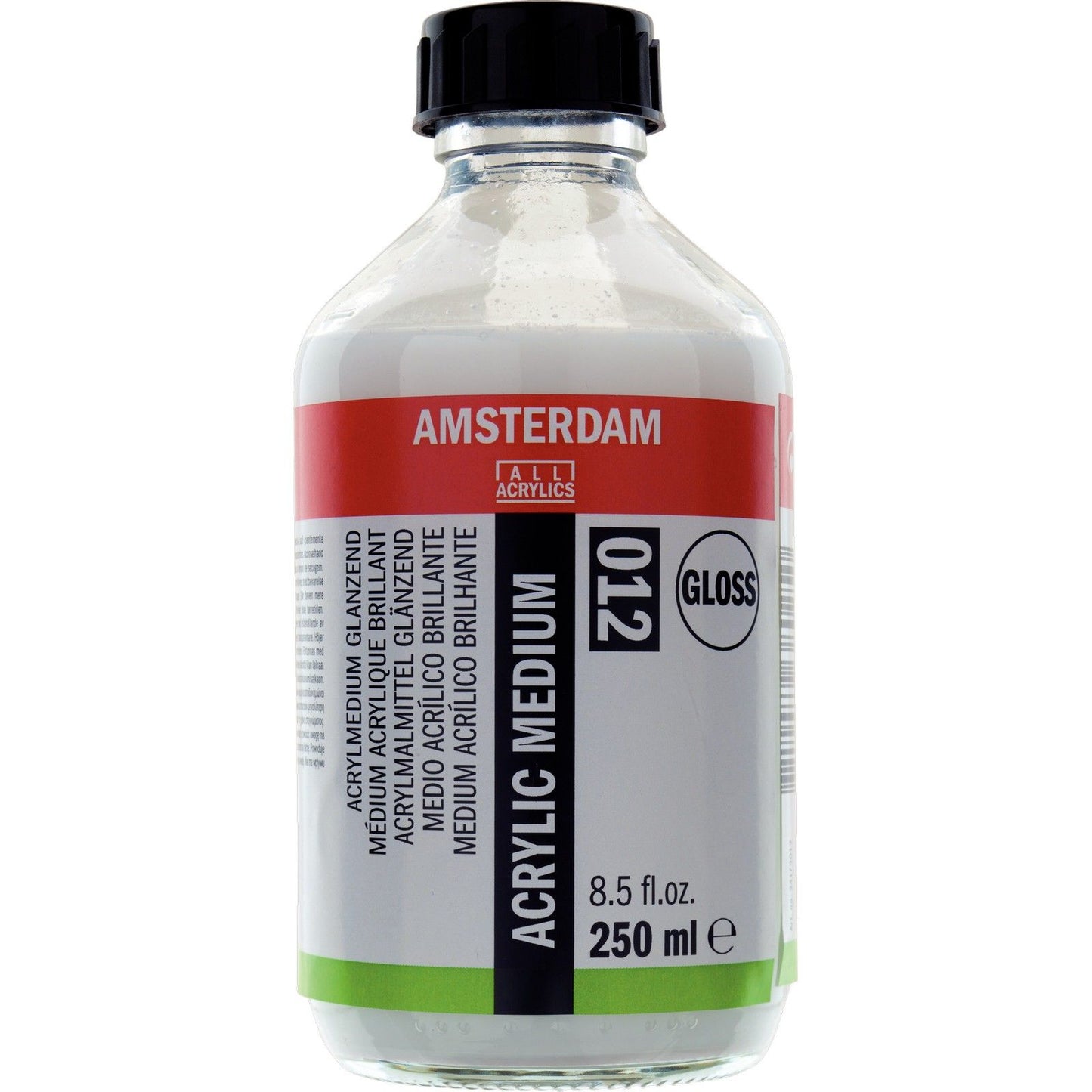 Amsterdam todos los acrílicos amsterdam • acrílico medio brillante 012 botella 250 ml