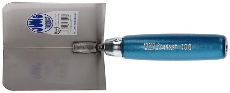 Jung 1011081 - spatola per angoli interni arrotondati in acciaio inox prod285 100mm | 3 pezzi