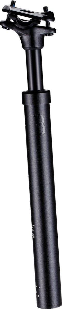 Bbb cycling candlepost zadelpen 31.6 mm - verende zadelpen racefiets en e-bike gecertificeerd - lengte: 350 mm - zadelpen kaars met schokabsorptie - zwart - bsp-44
