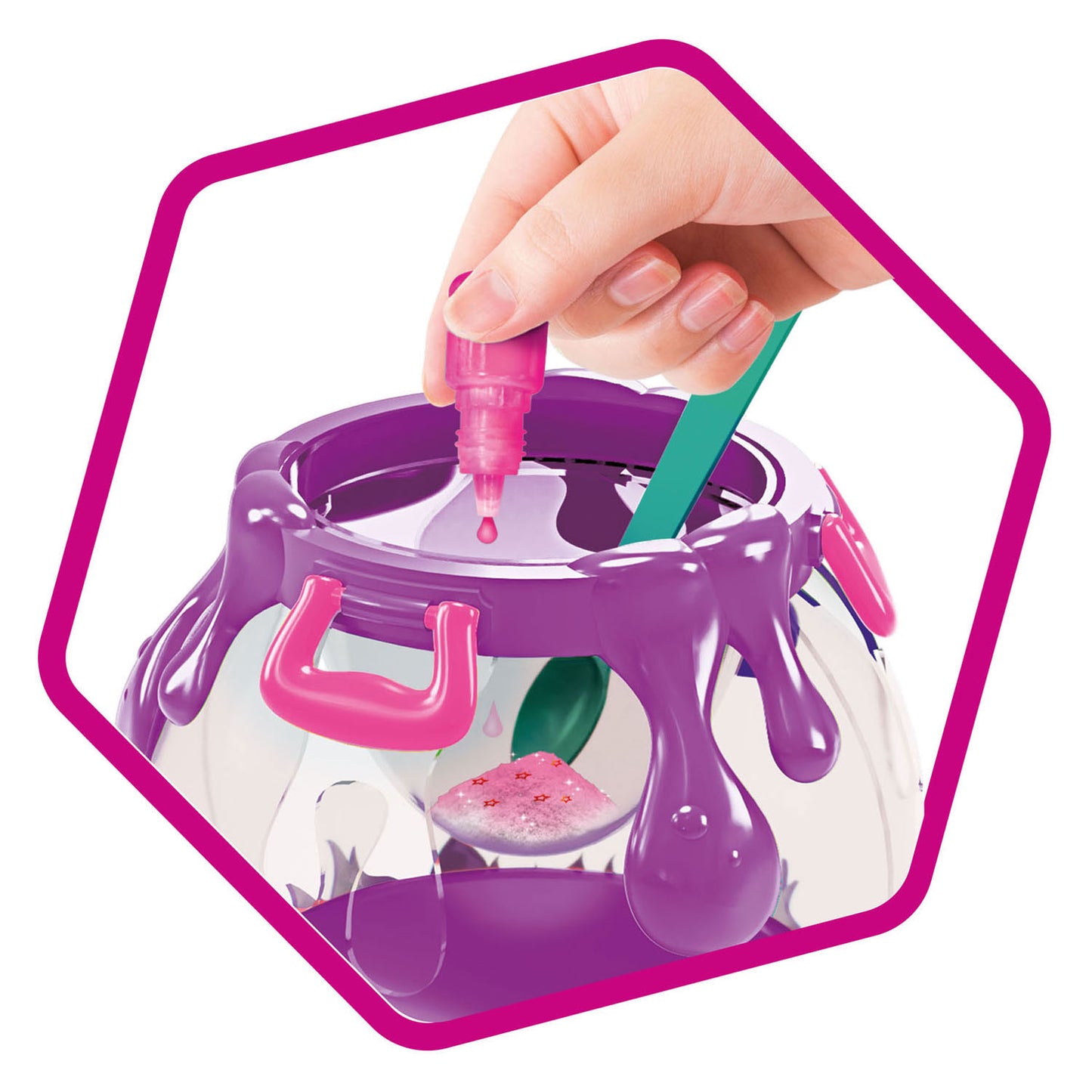 Toi-toys sfera magica in vetro slime + luce