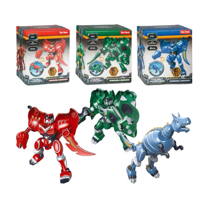 Toi-toys roboforces ensamblaje robot dino