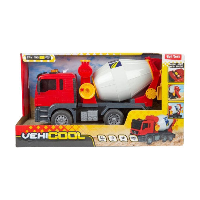 Toi-toys camion di cemento vehicool - 26 cm