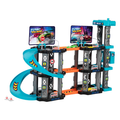 Toi-toys turbo racers parkeergarage met lift