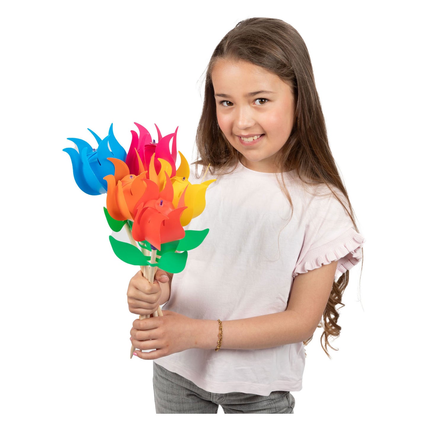 Tulipano mulino a vento in legno Toi-toys