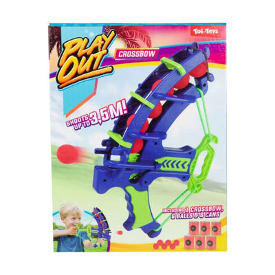 Toi-toys juega con un juego de ballesta