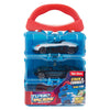 Valigia portaoggetti Toi-Toys Turbo Racers con 3 macchinine in metallo