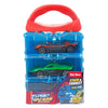Valigia portaoggetti Toi-Toys Turbo Racers con 3 macchinine in metallo
