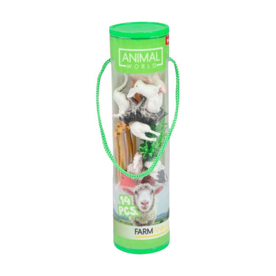 Toi-toys juego mundo animal granja - 14 piezas.