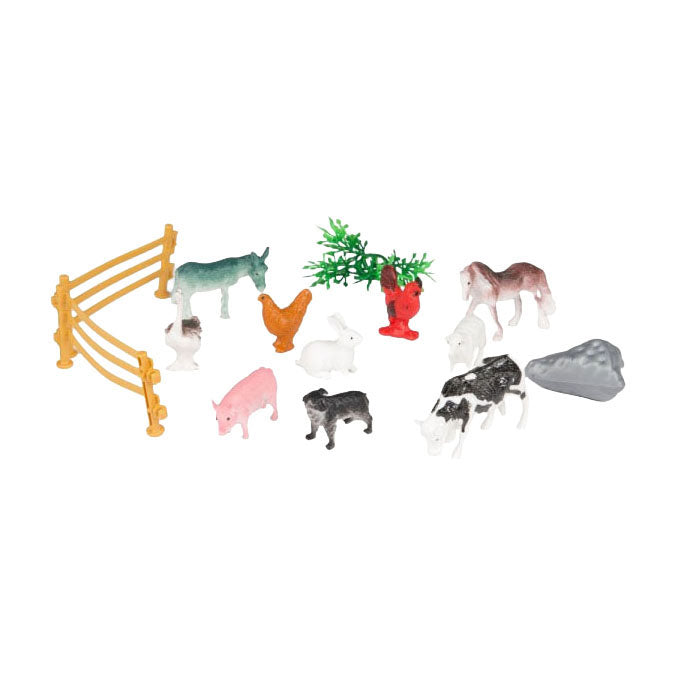 Toi-toys set da gioco mondo animale fattoria - 14 pezzi.
