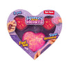 Toi-toys glitter figurine da spremere cuori - 3 pz.