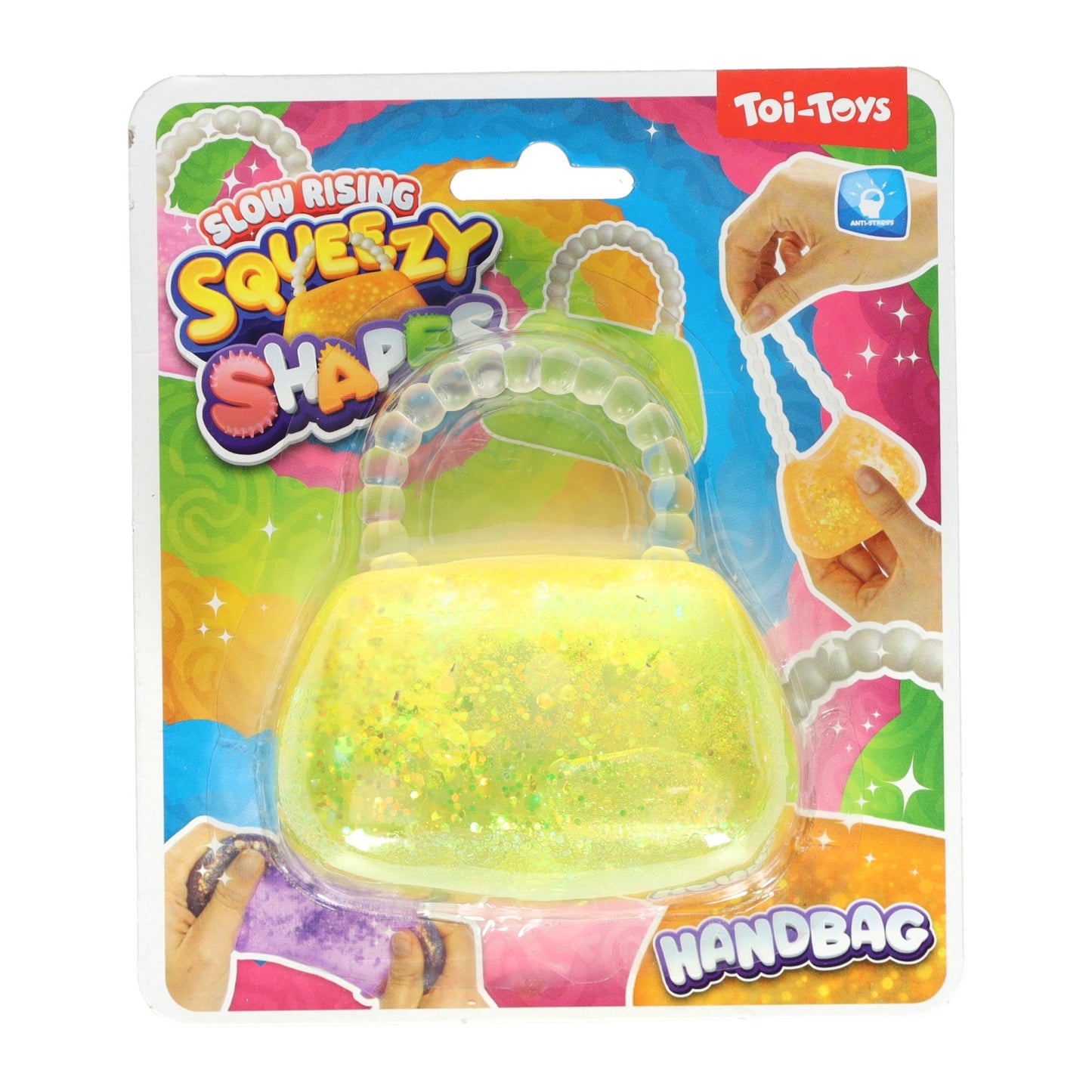 Toi-toys bolso de mano con purpurina - 8 cm