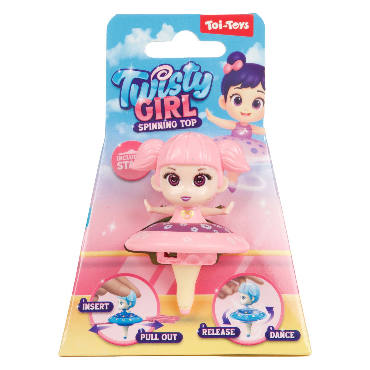 Toi-toys peonza bailarina 7,5cm