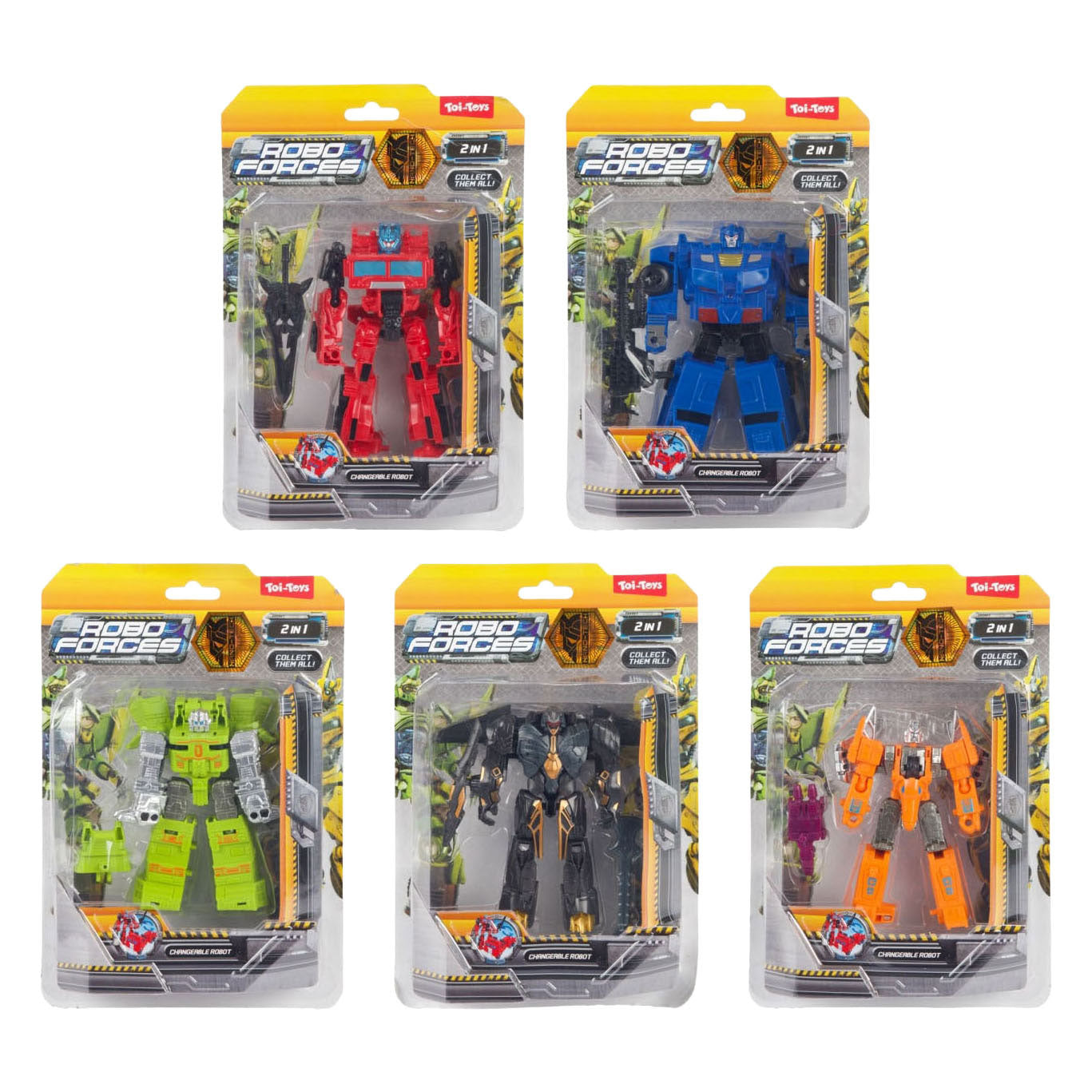 Toi-toys che cambia l'auto robot 2in1